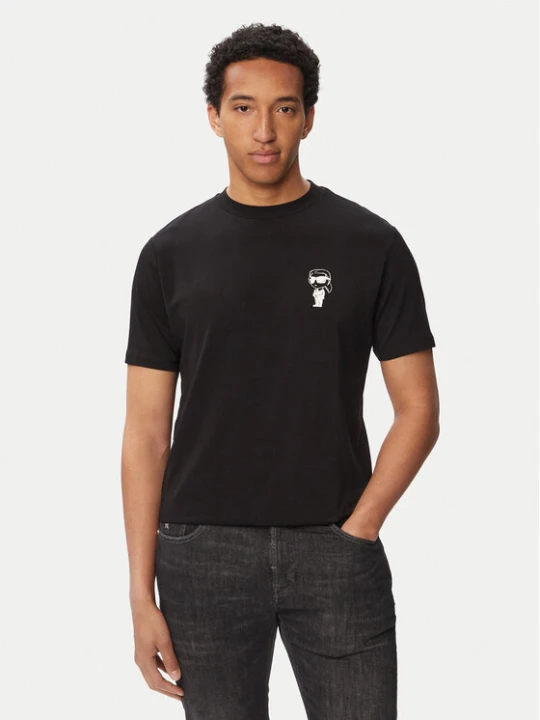 Zdjęcie produktu KARL LAGERFELD T-Shirt 755048 563235 Czarny Regular Fit