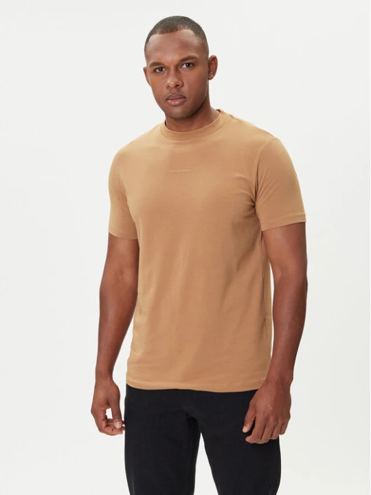 Zdjęcie produktu KARL LAGERFELD T-Shirt 755051 554235 Beżowy Regular Fit