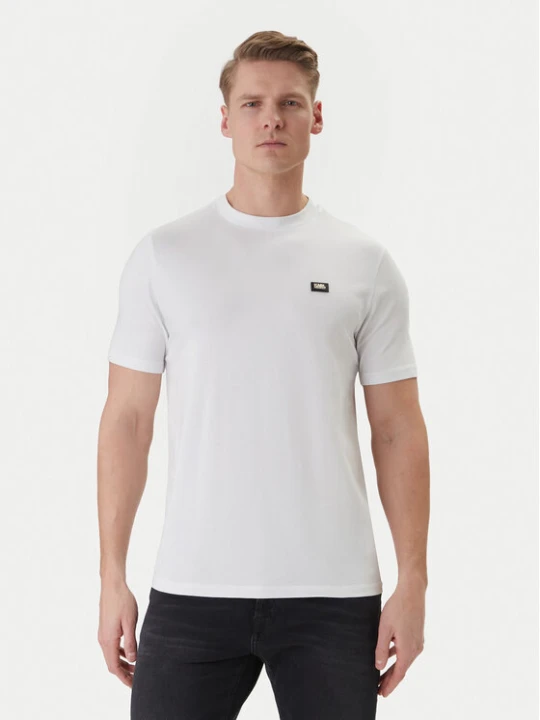 Zdjęcie produktu KARL LAGERFELD T-Shirt 755052 562235 Biały Regular Fit