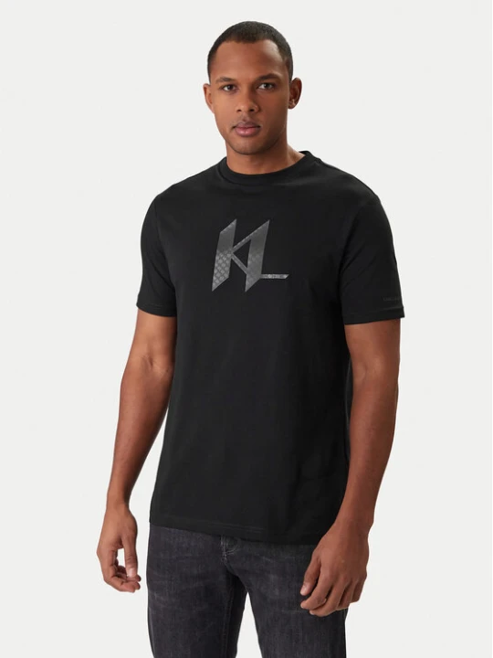 Zdjęcie produktu KARL LAGERFELD T-Shirt 755072 561252 Czarny Regular Fit