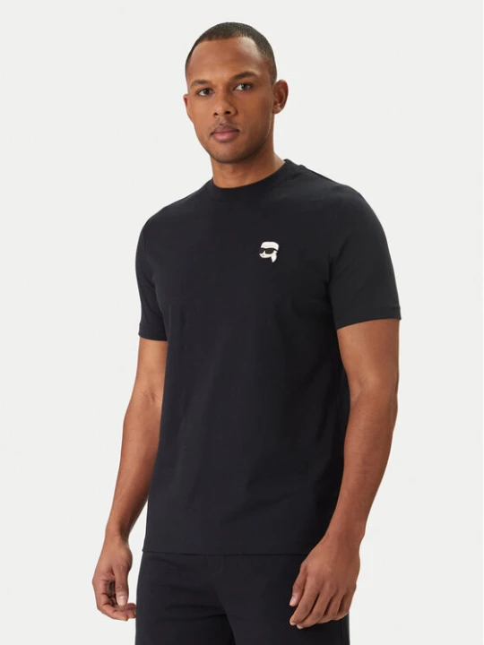 Zdjęcie produktu KARL LAGERFELD T-Shirt 755710 562224 Granatowy Regular Fit
