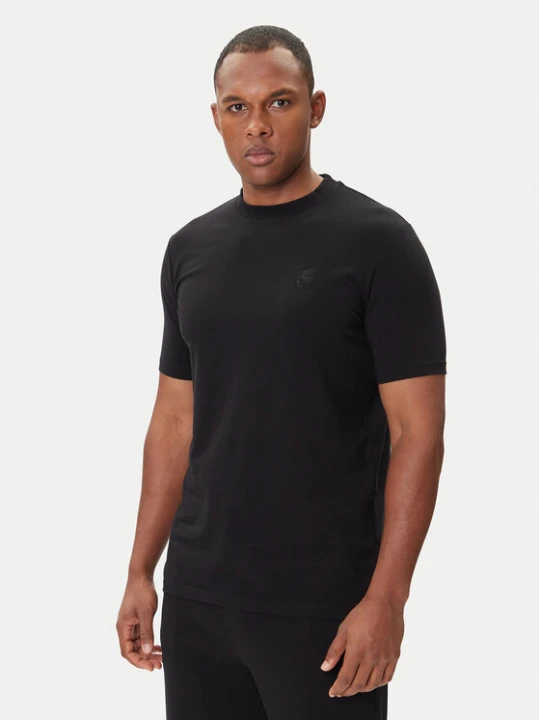 Zdjęcie produktu KARL LAGERFELD T-Shirt 755750 500221 Czarny Regular Fit