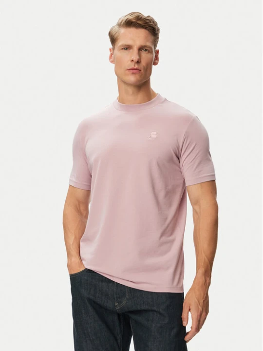 Zdjęcie produktu KARL LAGERFELD T-Shirt 755750 563221 Różowy Regular Fit