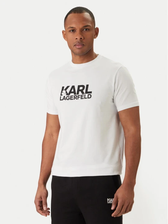 Zdjęcie produktu KARL LAGERFELD T-Shirt 755780 500235 Biały Regular Fit