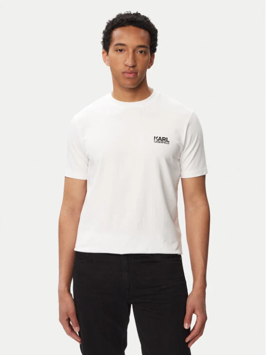 Zdjęcie produktu KARL LAGERFELD T-Shirt 755781 563235 Biały Regular Fit