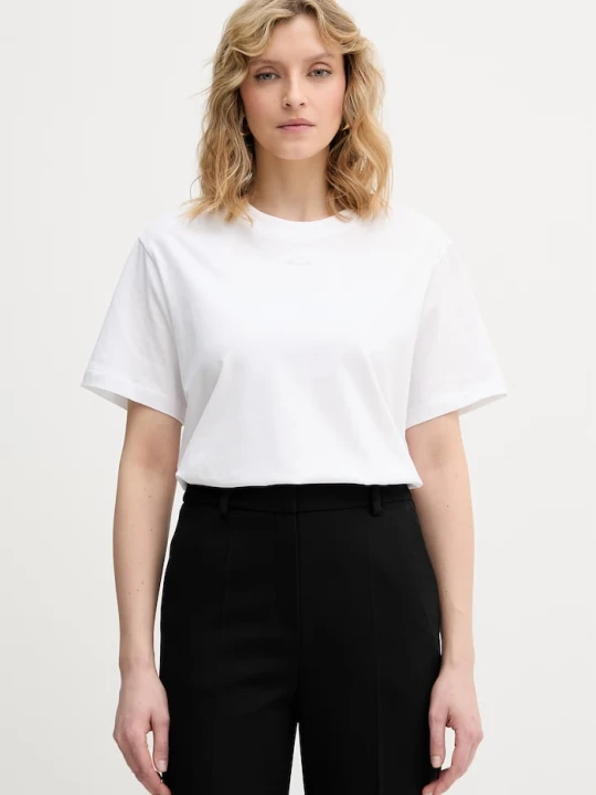 Zdjęcie produktu Karl Lagerfeld t-shirt basic damski bawełniany biały