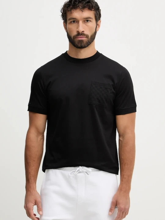 Zdjęcie produktu Karl Lagerfeld t-shirt bawełniany czarny