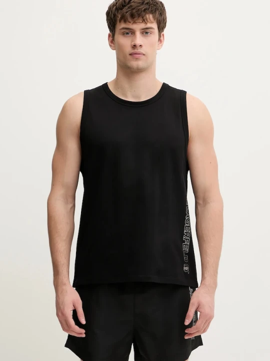 Zdjęcie produktu Karl Lagerfeld t-shirt bawełniany IKON czarny