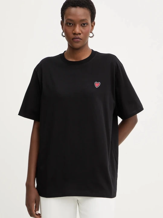 Zdjęcie produktu Karl Lagerfeld t-shirt bawełniany IKON czarny