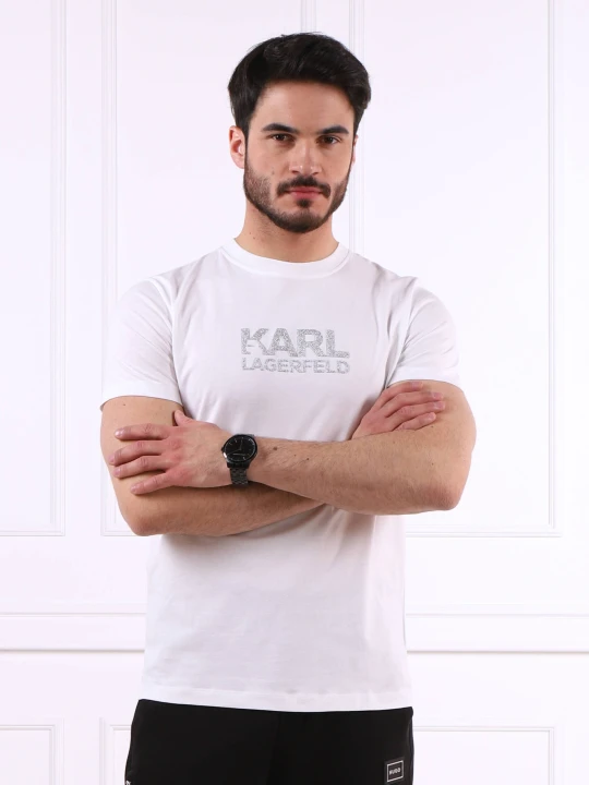 Zdjęcie produktu Karl Lagerfeld T-shirt CREWNECK | Regular Fit biały