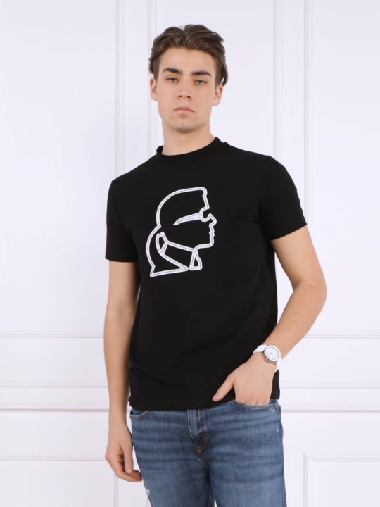 Zdjęcie produktu Karl Lagerfeld T-shirt CREWNECK | Regular Fit czarny
