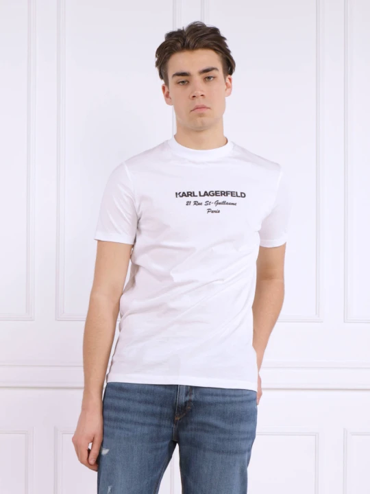 Zdjęcie produktu Karl Lagerfeld T-shirt CREWNECK | Regular Fit biały