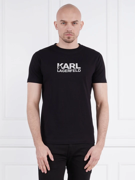 Zdjęcie produktu Karl Lagerfeld T-shirt CREWNECK | Regular Fit czarny