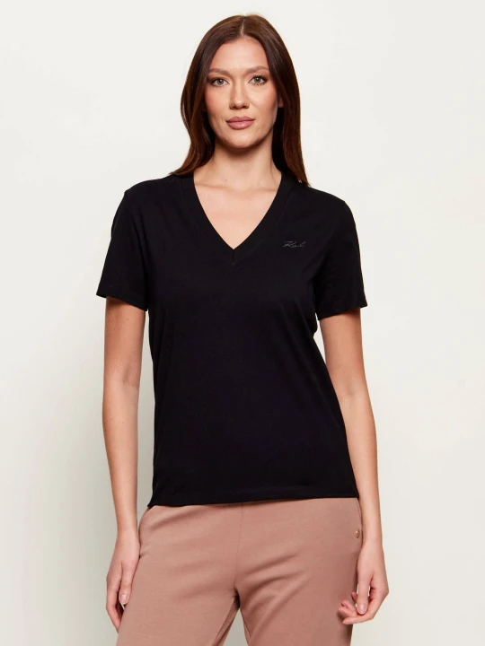 Zdjęcie produktu Karl Lagerfeld T-shirt Essential | Regular Fit czarny