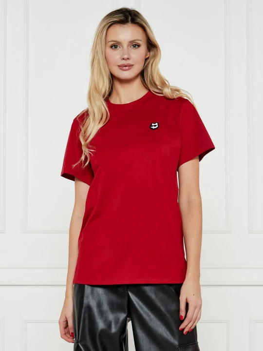 Zdjęcie produktu Karl Lagerfeld T-shirt IKON PATCH | Loose fit czerwony