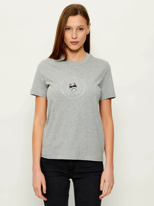 Zdjęcie produktu Karl Lagerfeld T-shirt Ikon | Regular Fit szary