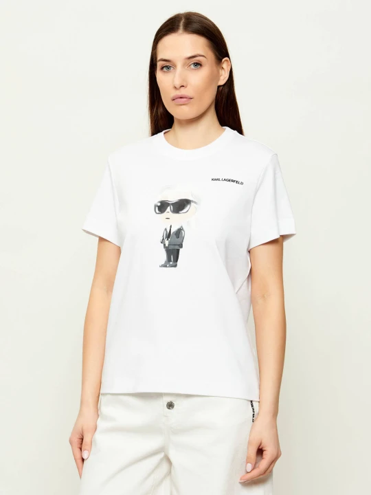 Zdjęcie produktu Karl Lagerfeld T-shirt Ikon | Regular Fit biały