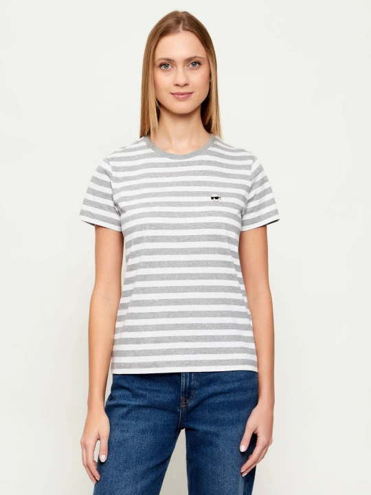 Zdjęcie produktu Karl Lagerfeld T-shirt ikon | Regular Fit szary