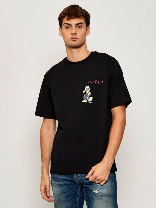 Zdjęcie produktu Karl Lagerfeld T-shirt Karl Lagerfeld x Disney | Relaxed fit czarny
