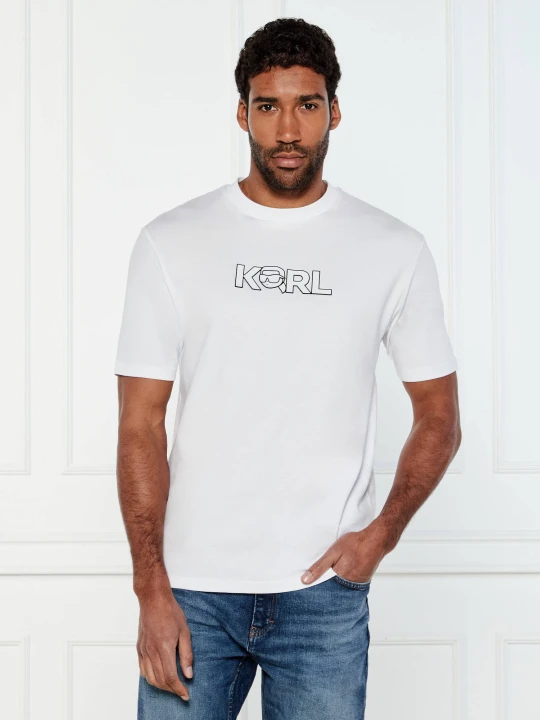 Zdjęcie produktu Karl Lagerfeld T-shirt | Loose fit biały