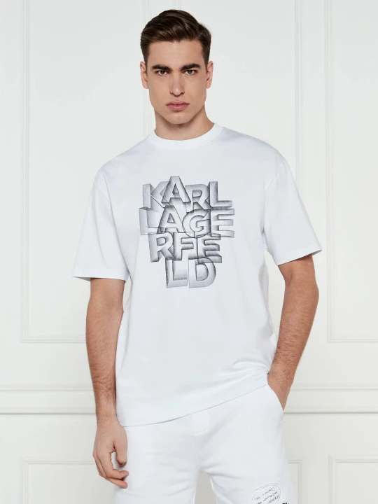 Zdjęcie produktu Karl Lagerfeld T-shirt | Loose fit biały