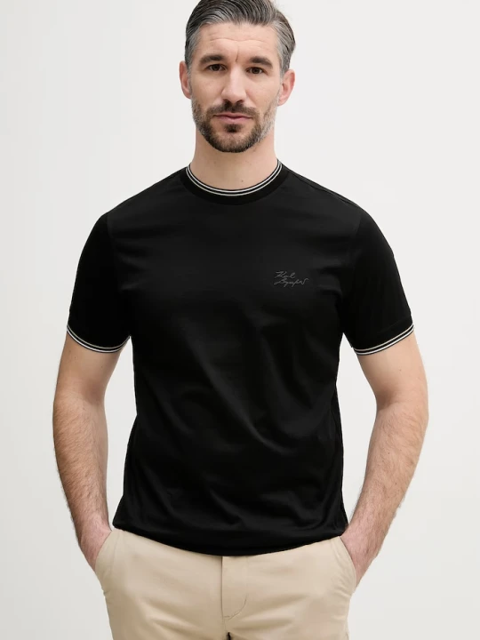 Zdjęcie produktu Karl Lagerfeld t-shirt męski bawełniany czarny