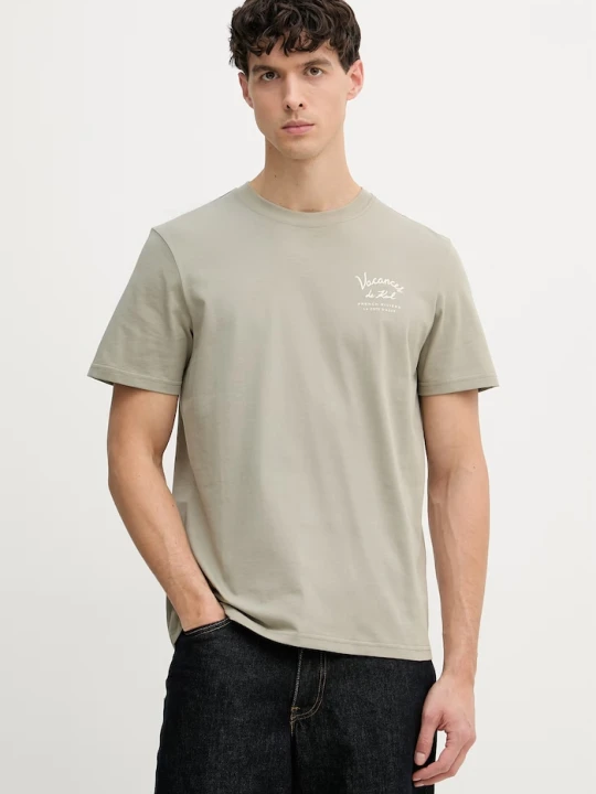 Zdjęcie produktu Karl Lagerfeld t-shirt męski bawełniany zielony