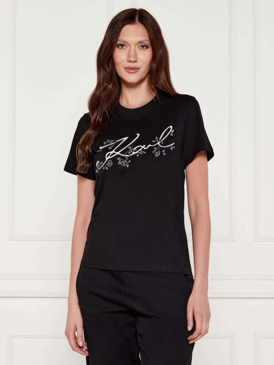 Zdjęcie produktu Karl Lagerfeld T-shirt Orchid | Regular Fit czarny