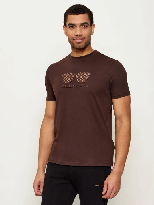 Zdjęcie produktu Karl Lagerfeld T-shirt | Regular Fit brązowy