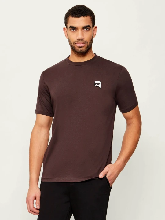 Zdjęcie produktu Karl Lagerfeld T-shirt | Regular Fit brązowy