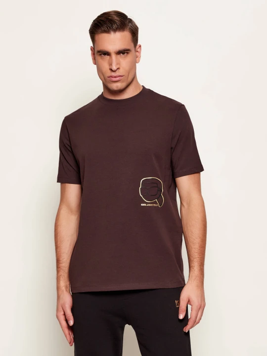Zdjęcie produktu Karl Lagerfeld T-shirt | Regular Fit brązowy