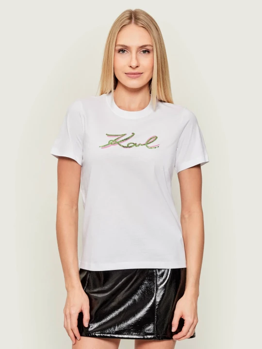 Zdjęcie produktu Karl Lagerfeld T-shirt | Regular Fit biały