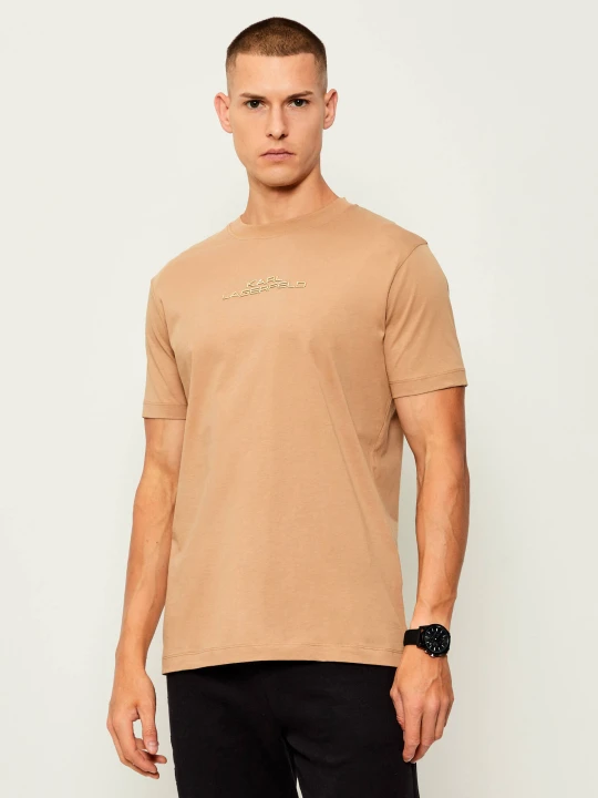 Zdjęcie produktu Karl Lagerfeld T-shirt | Regular Fit beżowy