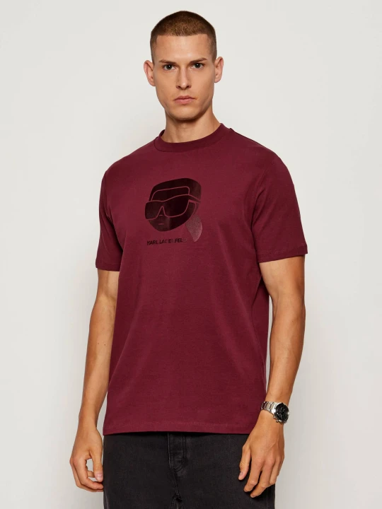 Zdjęcie produktu Karl Lagerfeld T-shirt | Regular Fit bordowy
