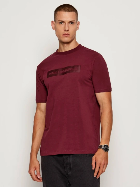 Zdjęcie produktu Karl Lagerfeld T-shirt | Regular Fit bordowy