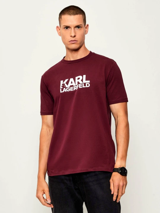 Zdjęcie produktu Karl Lagerfeld T-shirt | Regular Fit bordowy
