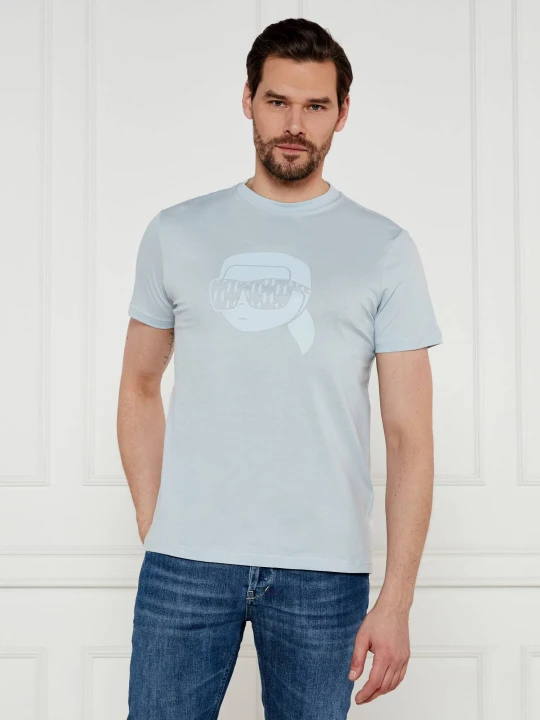 Zdjęcie produktu Karl Lagerfeld T-shirt | Regular Fit błękitny