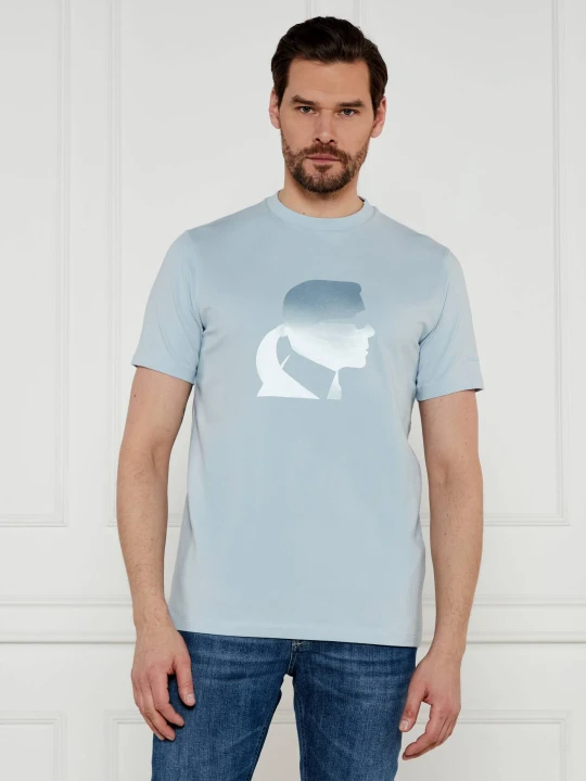 Zdjęcie produktu Karl Lagerfeld T-shirt | Regular Fit błękitny