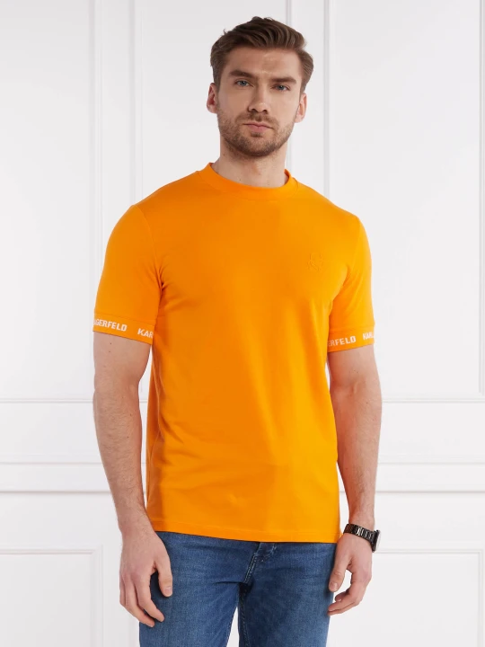 Zdjęcie produktu Karl Lagerfeld T-shirt | Regular Fit pomarańczowy