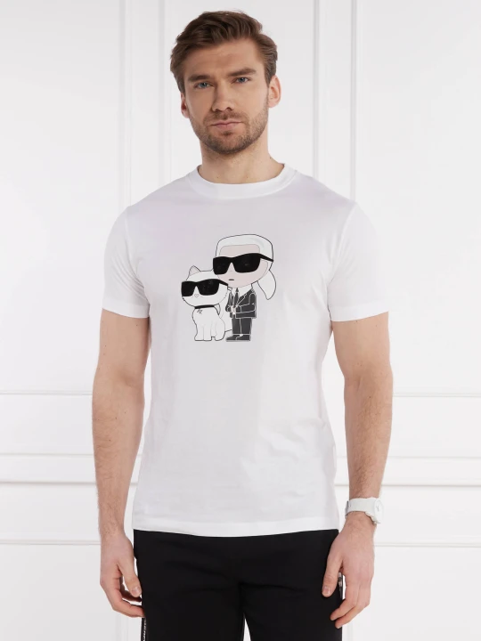 Zdjęcie produktu Karl Lagerfeld T-shirt | Regular Fit biały