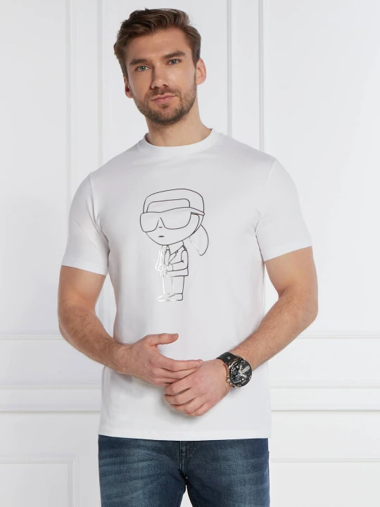Zdjęcie produktu Karl Lagerfeld T-shirt | Regular Fit biały