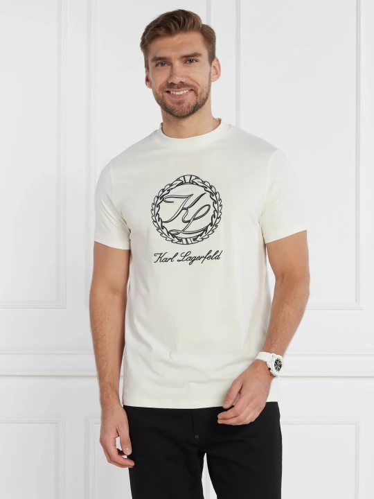 Zdjęcie produktu Karl Lagerfeld T-shirt | Regular Fit kremowy