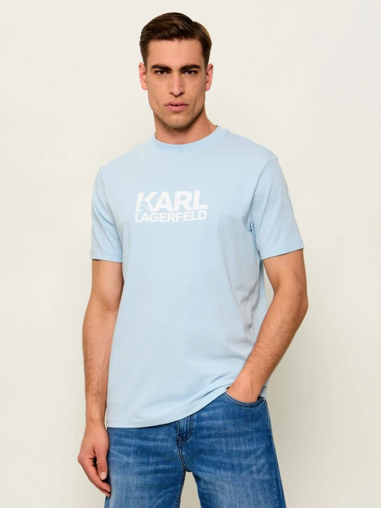 Zdjęcie produktu Karl Lagerfeld T-shirt | Regular Fit błękitny