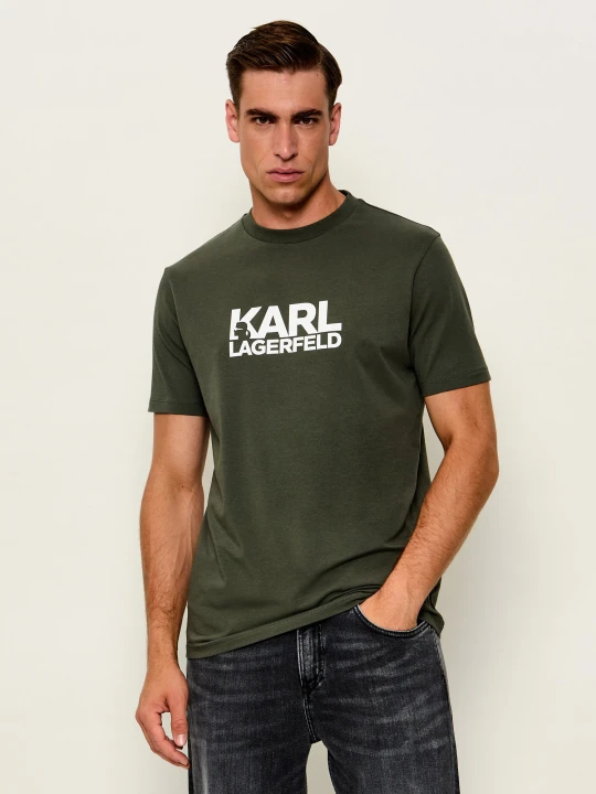 Zdjęcie produktu Karl Lagerfeld T-shirt | Regular Fit oliwkowy