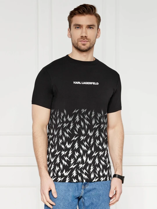 Zdjęcie produktu Karl Lagerfeld T-shirt | Regular Fit | stretch czarny