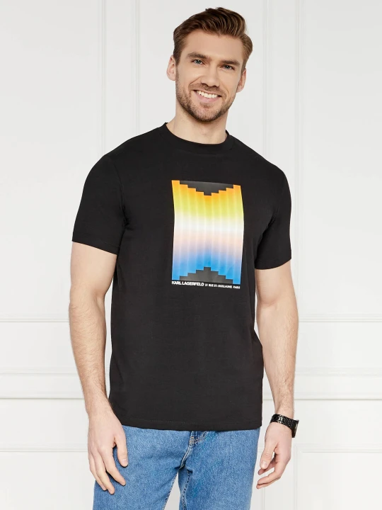 Zdjęcie produktu Karl Lagerfeld T-shirt | Regular Fit | stretch czarny