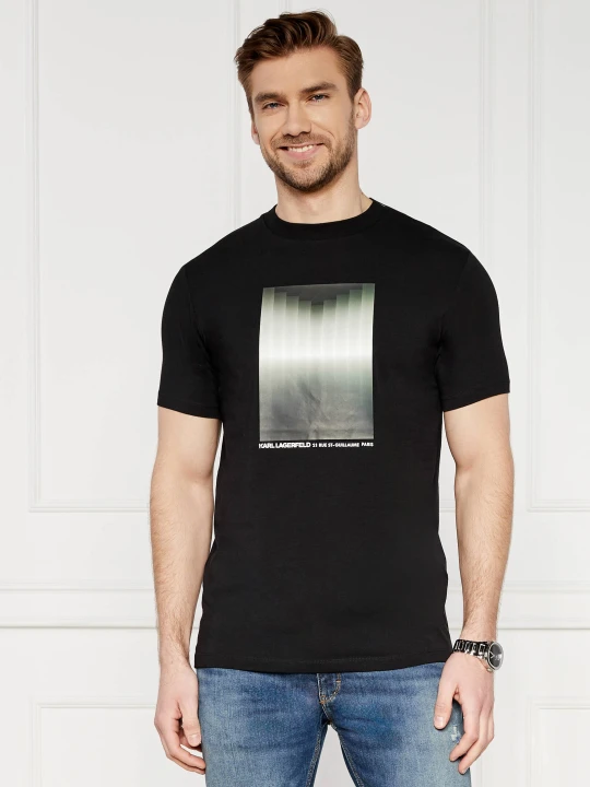 Zdjęcie produktu Karl Lagerfeld T-shirt | Regular Fit | stretch czarny