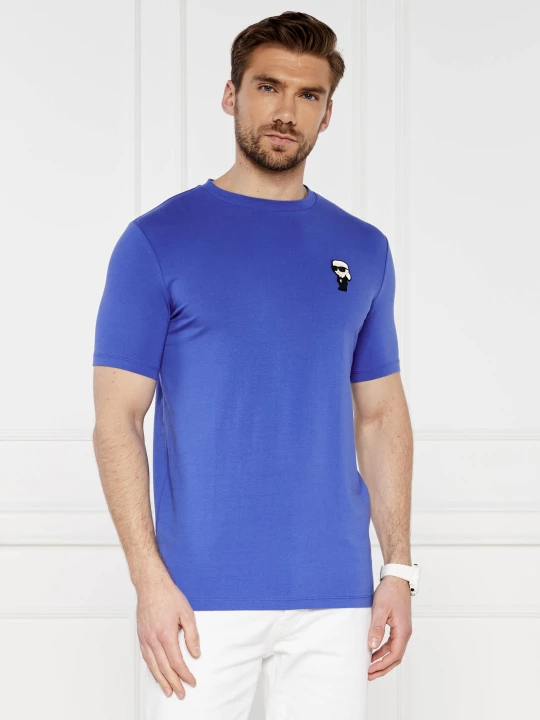 Zdjęcie produktu Karl Lagerfeld T-shirt | Regular Fit | stretch chabrowy