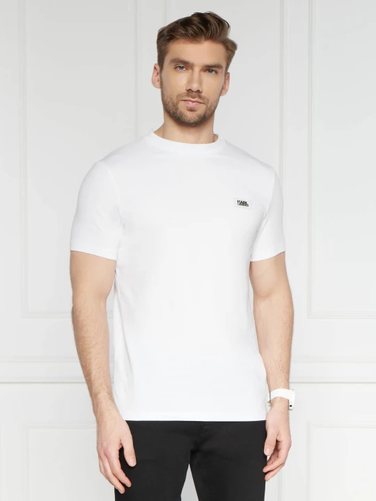 Zdjęcie produktu Karl Lagerfeld T-shirt | Regular Fit | stretch biały