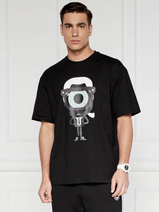 Zdjęcie produktu Karl Lagerfeld T-shirt | Relaxed fit czarny